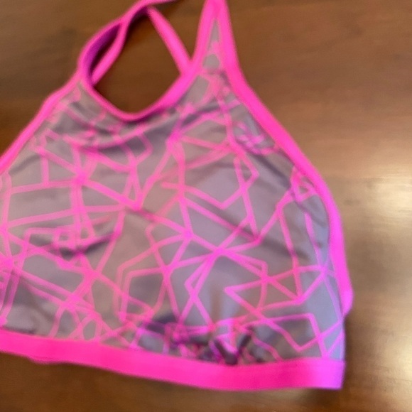 𝅺nike Adjustable High-Neck Top (Fuchsia Blast) Women's Swimwear, Multi - Picture 10 of 13